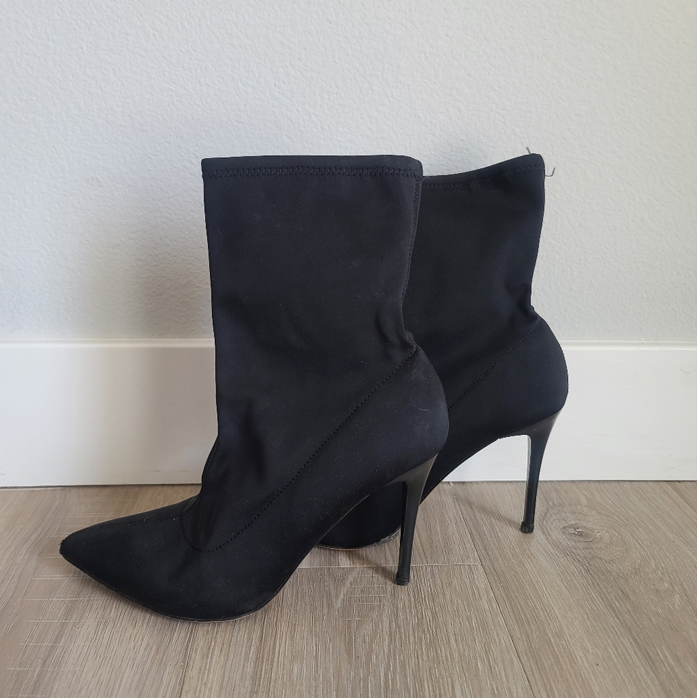 Marciano Stretchy Ankle Boots Black